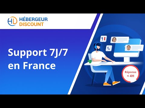 Support 7j 7 en France - Hébergeur-Discount.com