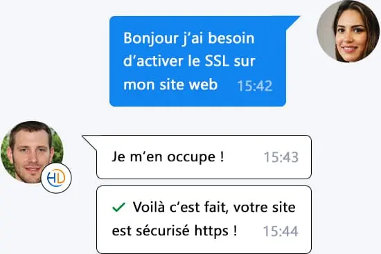 Support hébergeur web