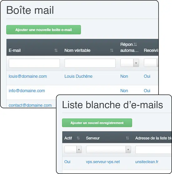 ISPConfig emails